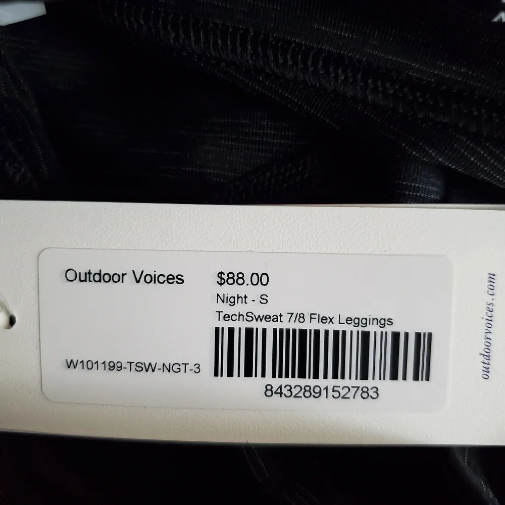 NWT Outdoor Voices Flex 7/8 High Rise Waisted Leggings Night - Picture 7 of 7